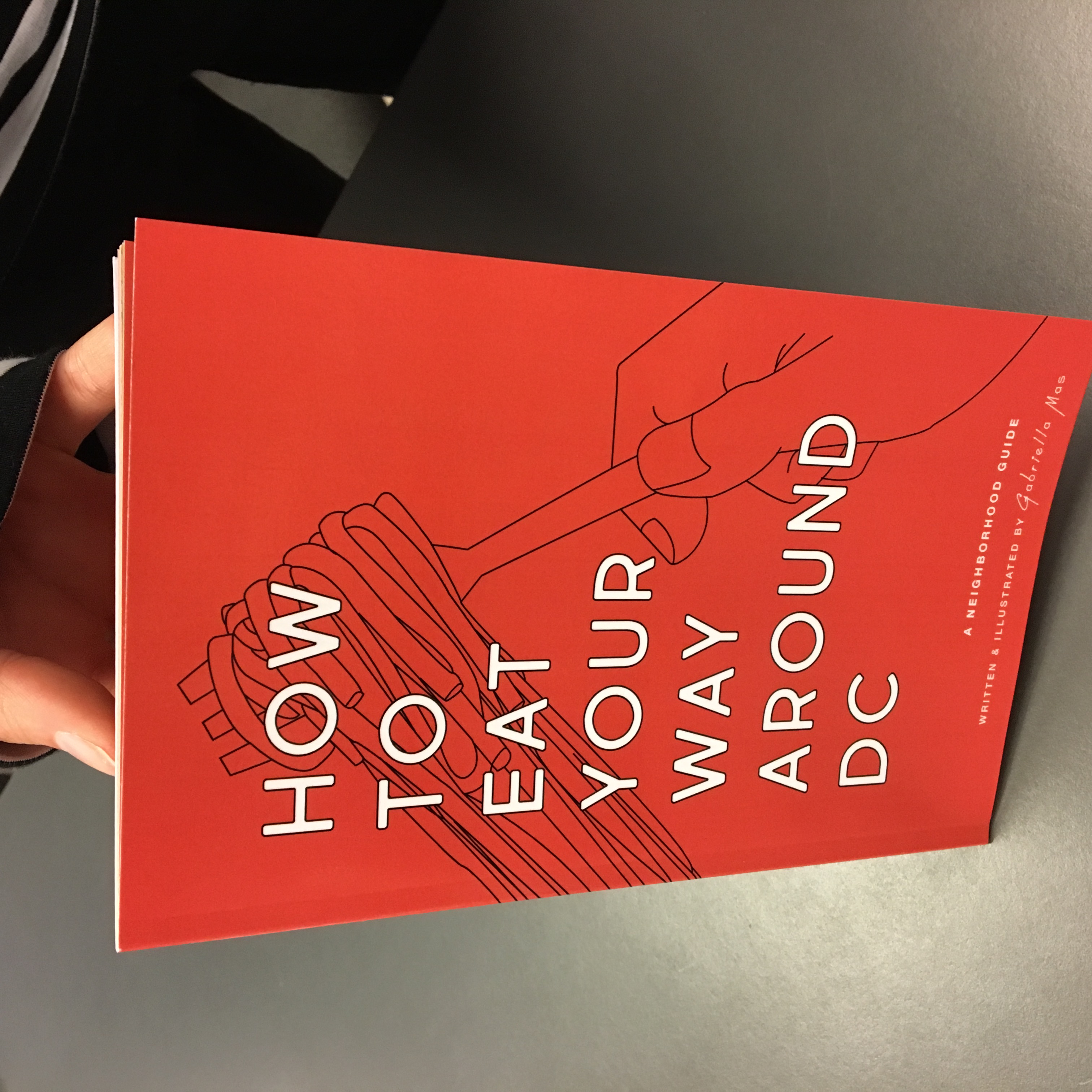 Book cover, How to Eat Your Way Around DC