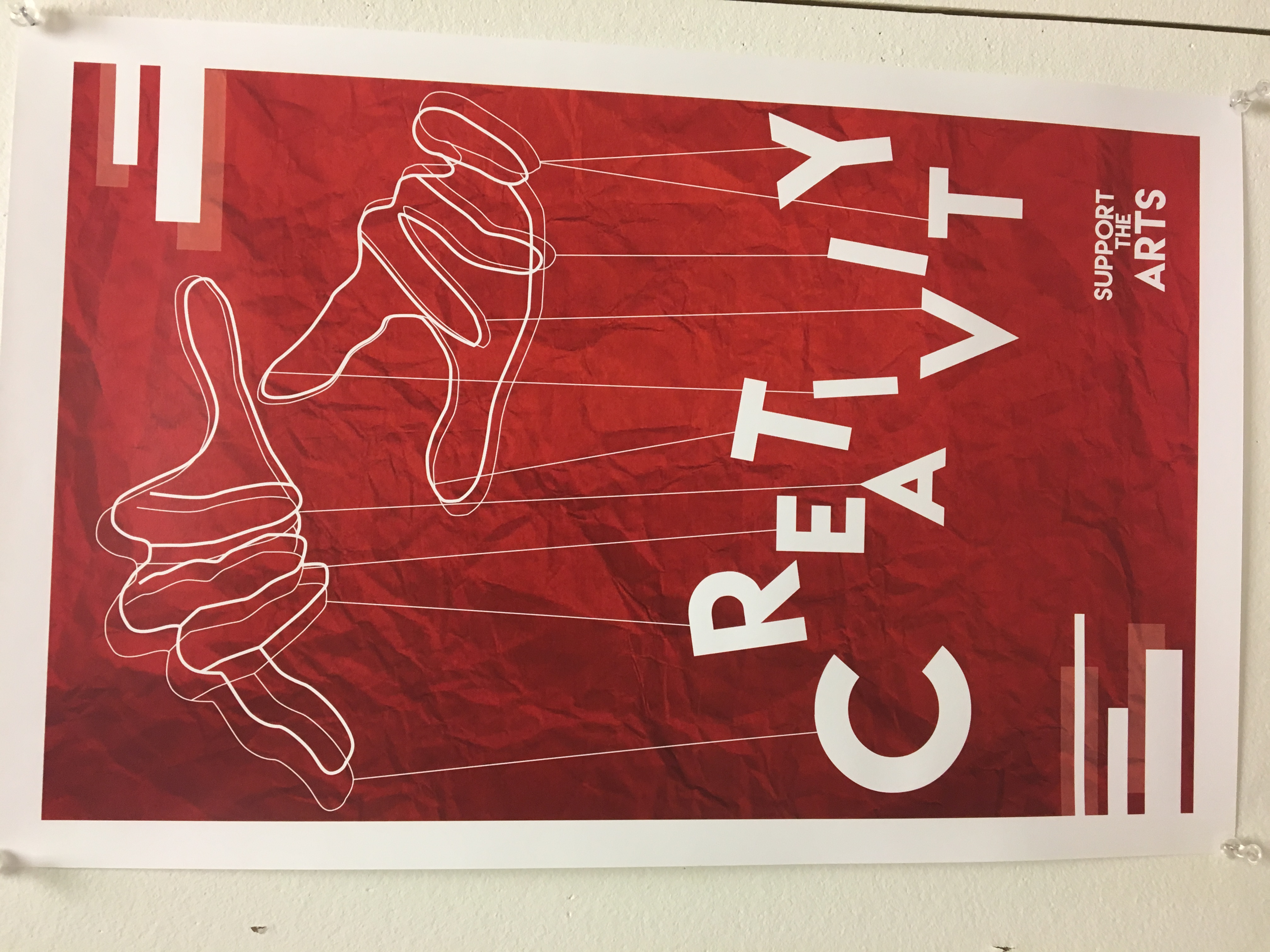 Creativity marionette poster