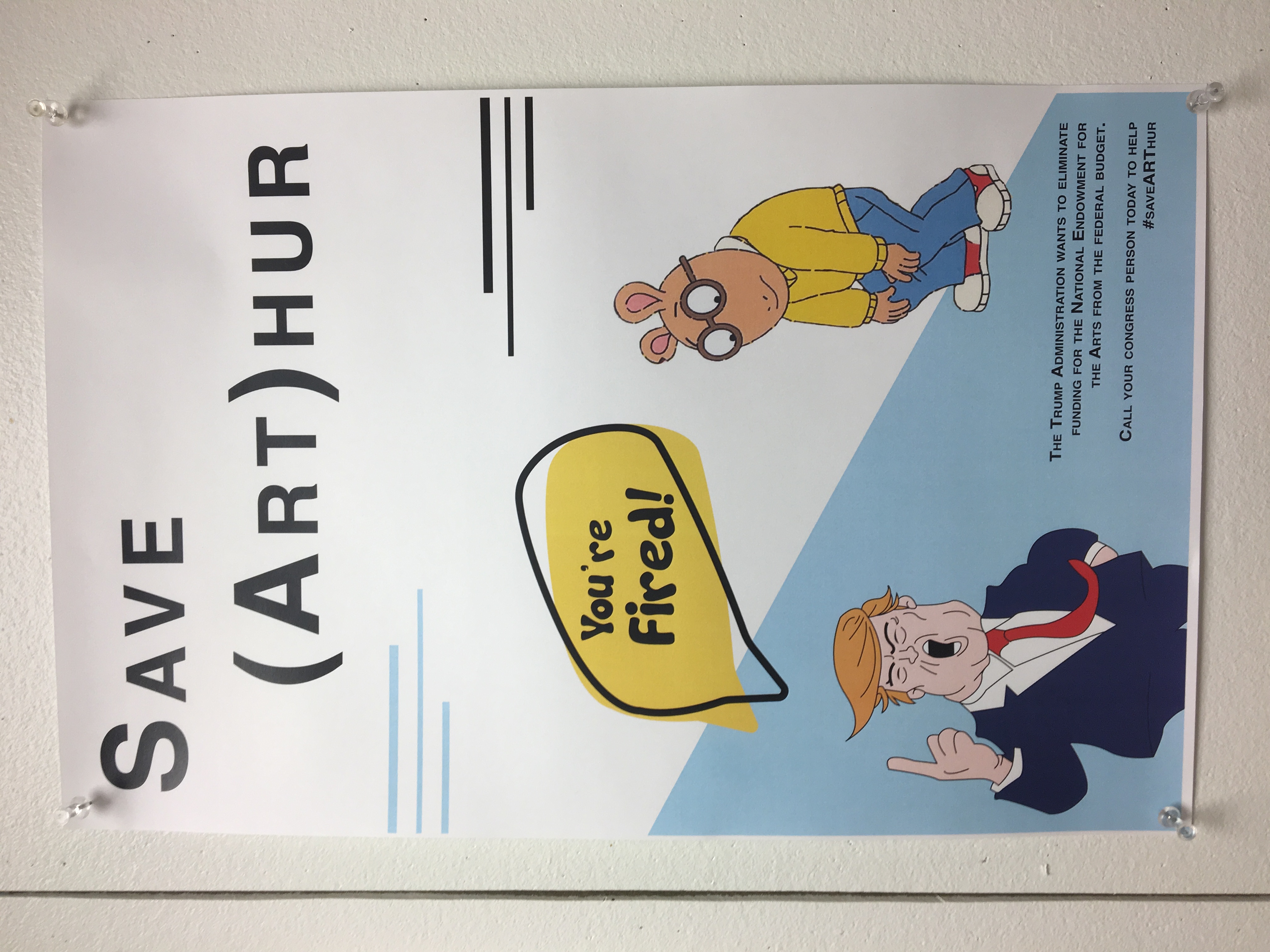 Save (Art)hur poster