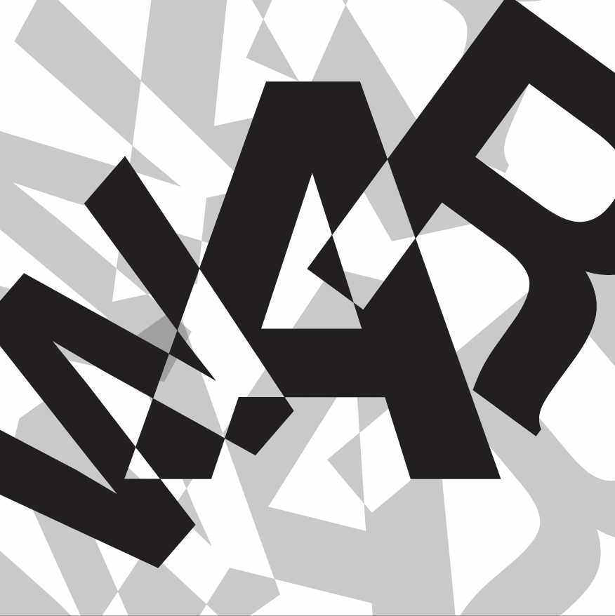 War in heavy black letters over shattered shards