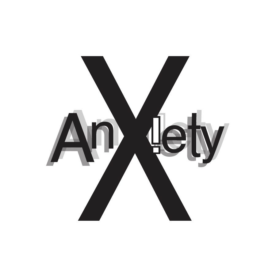 Anxiety struck through with a giant X