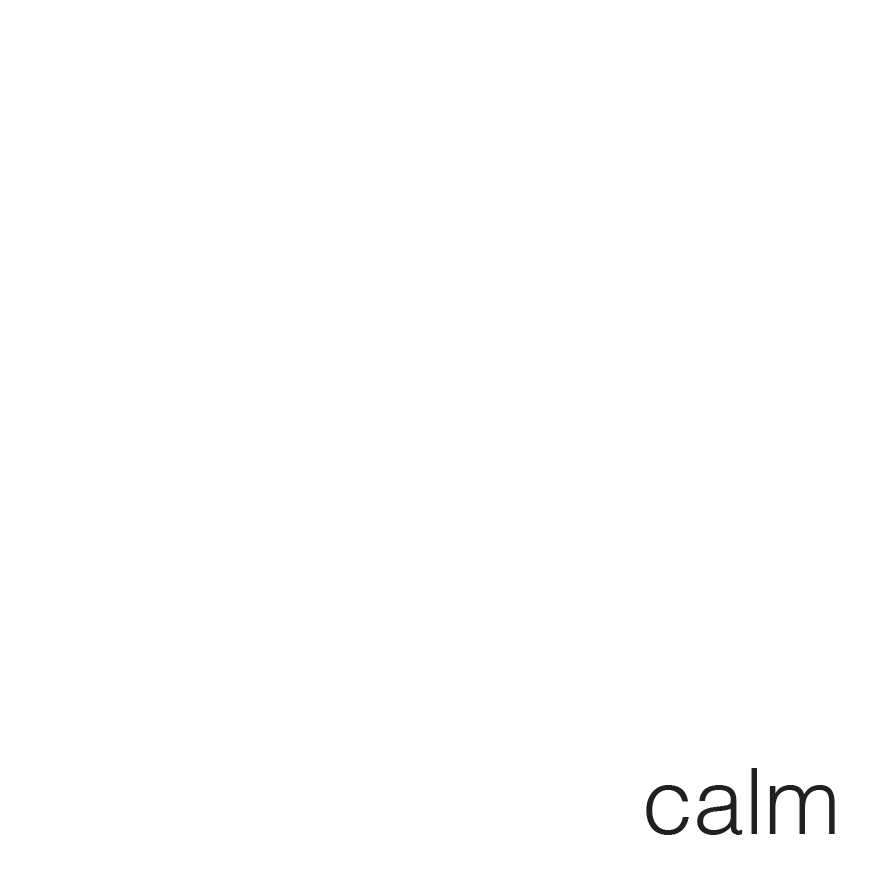 Calm set small in the lower right corner