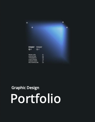 Graphic design portfolio cover