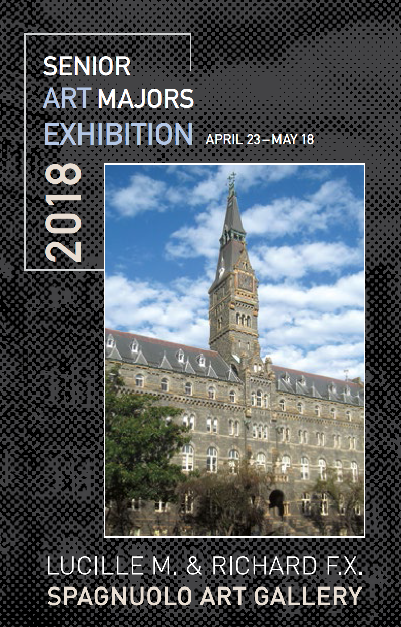 Senior Art Majors Exhibition 2018 poster